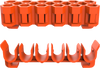 Hex Bit Holders (12pcs) Orange Grey - Toolgrid Europe