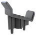 Grand porte-clé - Gris (20 pièces)