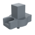 Socket Holder 3/4" - Grey (15pcs) - Toolgrid Europe